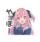 げんきな女子高生の新幹線旅行♡（個別スタンプ：3）