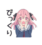 げんきな女子高生の新幹線旅行♡（個別スタンプ：24）