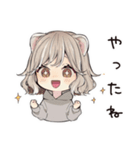 フェレットちゃんの夏休み♡（個別スタンプ：9）