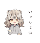 フェレットちゃんの夏休み♡（個別スタンプ：34）