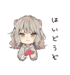 フェレットちゃんの夏休み♡（個別スタンプ：36）