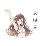 ゆるふわガーリーな女の子の日常（個別スタンプ：2）