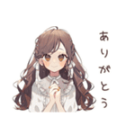 ゆるふわガーリーな女の子の日常（個別スタンプ：3）
