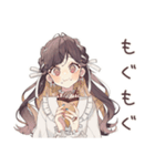 ゆるふわガーリーな女の子の日常（個別スタンプ：12）