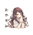 ゆるふわガーリーな女の子の日常（個別スタンプ：22）