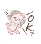 もふもふ♡ガーリーベアのかわいい毎日（個別スタンプ：8）