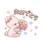 もふもふ♡ガーリーベアのかわいい毎日（個別スタンプ：9）