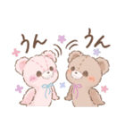もふもふ♡ガーリーベアのかわいい毎日（個別スタンプ：14）