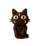 大人かわいい絵本の猫40[夏]3DフェルトVer（個別スタンプ：23）