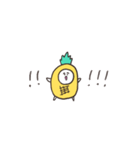 biepo しろまーるパイナポー 省スペース（個別スタンプ：28）