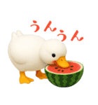 もちもち3D★アヒルの日常敬語（個別スタンプ：19）