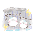 夏の一言❤️ふわもちシマエナガNo19❤️（個別スタンプ：34）