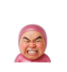 笑撃！顔芸おじさん編（個別スタンプ：3）