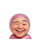 笑撃！顔芸おじさん編（個別スタンプ：4）