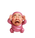 笑撃！顔芸おじさん編（個別スタンプ：36）