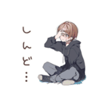 ゆるパーカーくんのメンヘラ家族♡（個別スタンプ：9）