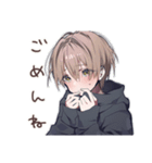 ゆるパーカーくんのメンヘラ家族♡（個別スタンプ：11）