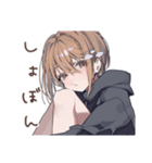 ゆるパーカーくんのメンヘラ家族♡（個別スタンプ：16）