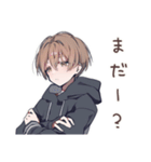 ゆるパーカーくんのメンヘラ家族♡（個別スタンプ：24）