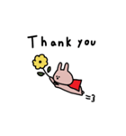 うさぎだけ。ゆるく。敬語。（個別スタンプ：5）