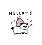 うさぎだけ。ゆるく。敬語。（個別スタンプ：20）