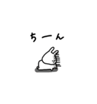 うさぎだけ。ゆるく。敬語。（個別スタンプ：38）
