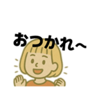 あんなスタンプ（ワンコ添え）（個別スタンプ：3）