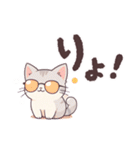 了解とりょ！ねこ（個別スタンプ：35）
