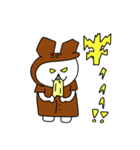 あごうさ×なんだ神田さん こじか（個別スタンプ：14）