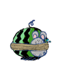 nekonotami夏休み（個別スタンプ：14）