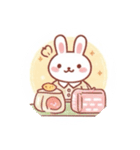 うさぎのもぐもぐデイズ（個別スタンプ：1）