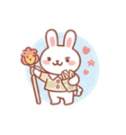 うさぎのもぐもぐデイズ（個別スタンプ：2）