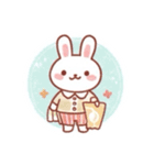 うさぎのもぐもぐデイズ（個別スタンプ：7）