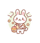うさぎのもぐもぐデイズ（個別スタンプ：8）