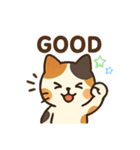 ♡三毛猫ちゃんスタンプ♡（個別スタンプ：4）