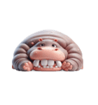 ダラダラ暴牙カバ（個別スタンプ：16）