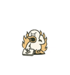 動くガーガーアヒル先輩②（個別スタンプ：2）