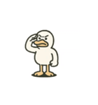 動くガーガーアヒル先輩②（個別スタンプ：16）