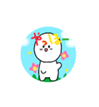 可愛い動く人のスタンプです。（個別スタンプ：2）