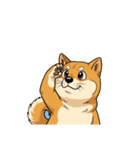 【敬礼犬 4】（個別スタンプ：1）