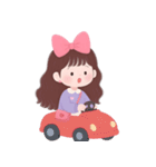 かわいい服を着た長い髪の女の子（NT）（個別スタンプ：24）