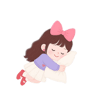 かわいい服を着た長い髪の女の子（NT）（個別スタンプ：33）