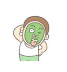 マスクをしたバカ男 （NT）（個別スタンプ：3）