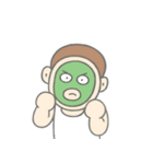 マスクをしたバカ男 （NT）（個別スタンプ：5）