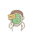 マスクをしたバカ男 （NT）（個別スタンプ：6）