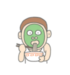 マスクをしたバカ男 （NT）（個別スタンプ：17）