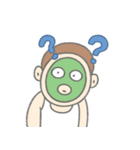 マスクをしたバカ男 （NT）（個別スタンプ：18）