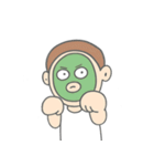 マスクをしたバカ男 （NT）（個別スタンプ：28）
