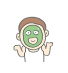 マスクをしたバカ男 （NT）（個別スタンプ：32）