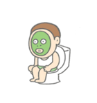 マスクをしたバカ男 （NT）（個別スタンプ：33）